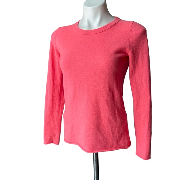 J. Crew Factory Coral Cashmere Sweater, Sz M - Picture 3 of 14
